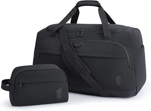 65L BAGSMART Travel Duffel Bag with Toiletry & Shoe Bag