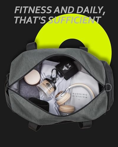 Foldable BAGSMART Gym Duffle Bag with Shoe Compartment