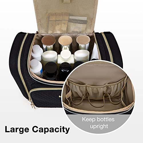 Large Water-Resistant Toiletry Bag for Travel & Organization