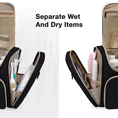 Large Water-Resistant Toiletry Bag for Travel & Organization