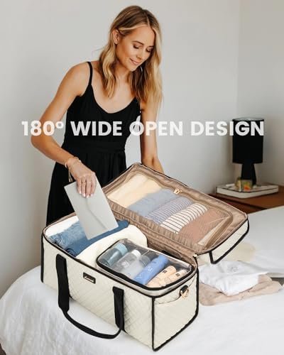 LOVEVOOK Stylish 180-Degree Travel Duffle Bag for Women