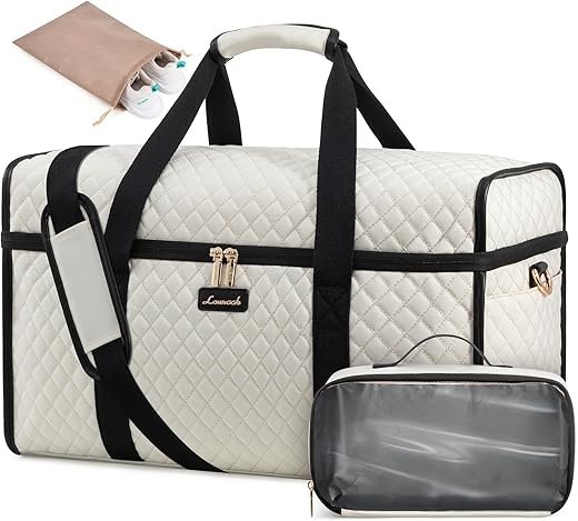 LOVEVOOK Stylish 180-Degree Travel Duffle Bag for Women