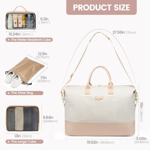 LOVEVOOK Stylish Large Duffle Bag for Effortless Travel
