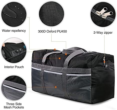 REDCAMP 96L Waterproof Foldable Travel Bag - Lightweight & Durable