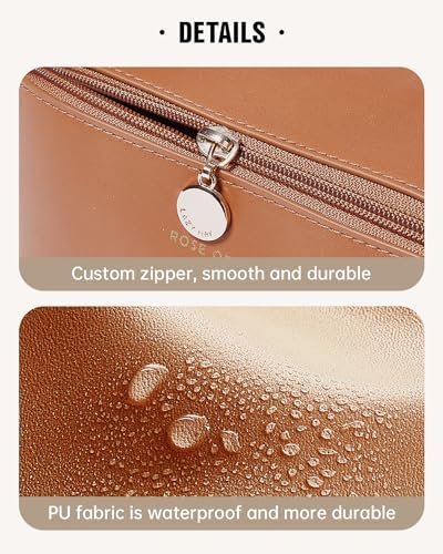 Stylish EACHY Travel Makeup Bag - Large & Waterproof!