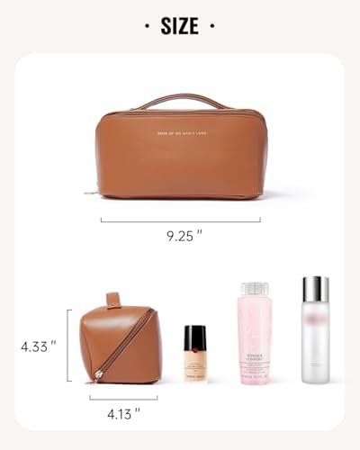 Stylish EACHY Travel Makeup Bag - Large & Waterproof!