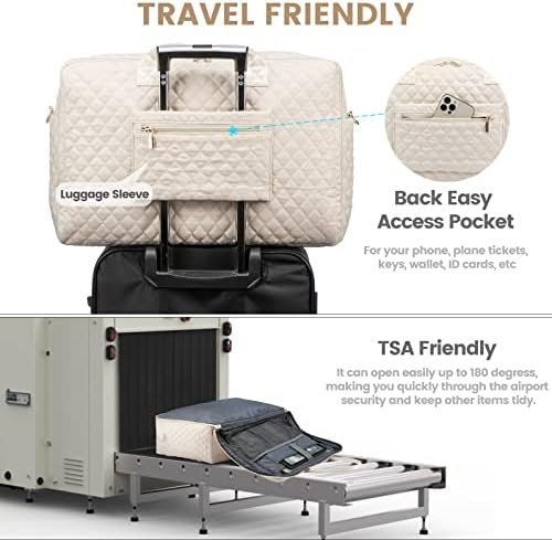 Stylish LOVEVOOK Travel Duffle Bag with Laptop & Toiletry Pouch