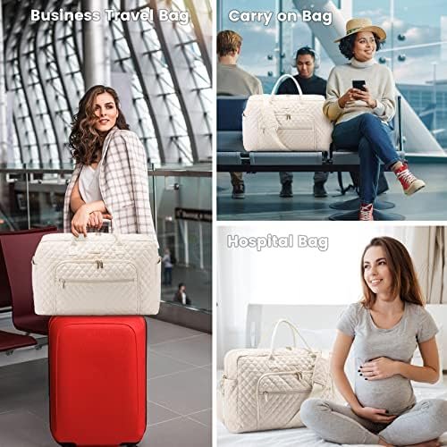 Stylish LOVEVOOK Travel Duffle Bag with Laptop & Toiletry Pouch