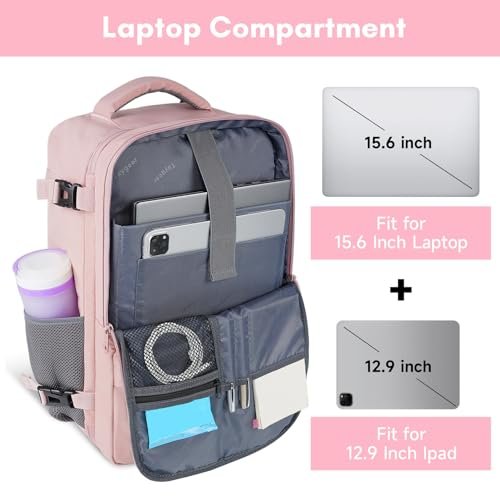 Stylish Travel Backpack with USB Port & Shoe Pouch