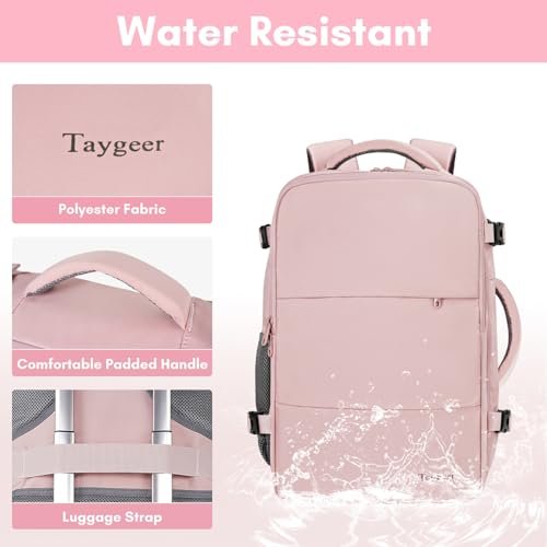 Stylish Travel Backpack with USB Port & Shoe Pouch