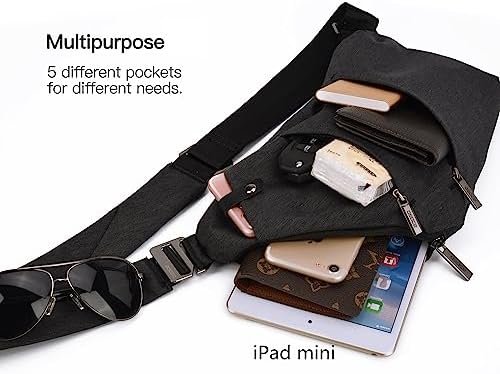 VADOO Anti-Theft Sling Bag: Lightweight Crossbody for All