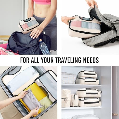 Veken 8-Piece Packing Cubes Set for Effortless Travel