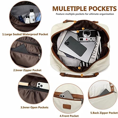 Versatile 4PCS Weekender Bag Set for Travel & Gym
