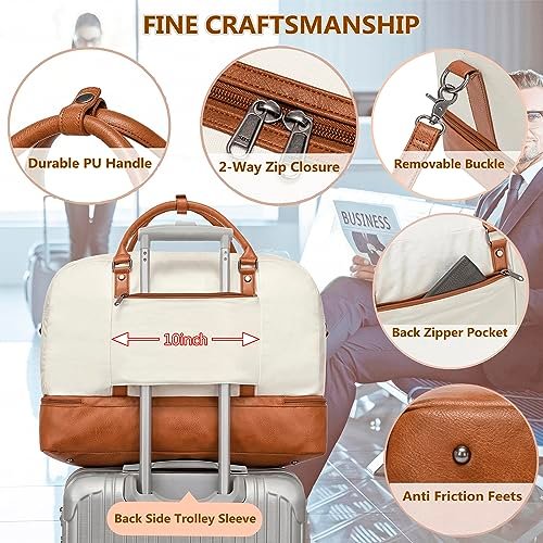 Versatile 4PCS Weekender Bag Set for Travel & Gym