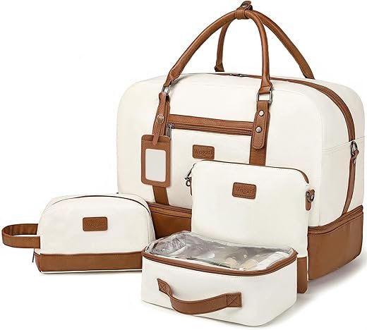 Versatile 4PCS Weekender Bag Set for Travel & Gym
