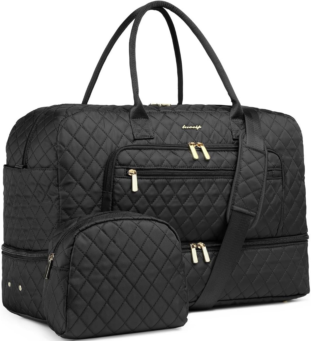 Versatile Large Women's Travel Duffle Bag with Wet Pocket