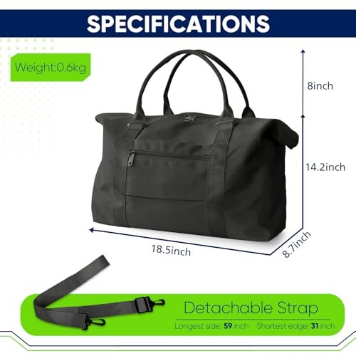 Versatile Travel Duffle Bag: Gym, Weekend & Hospital Use