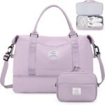 Versatile Weekender Bag with Shoe Compartment & Toiletry Kit