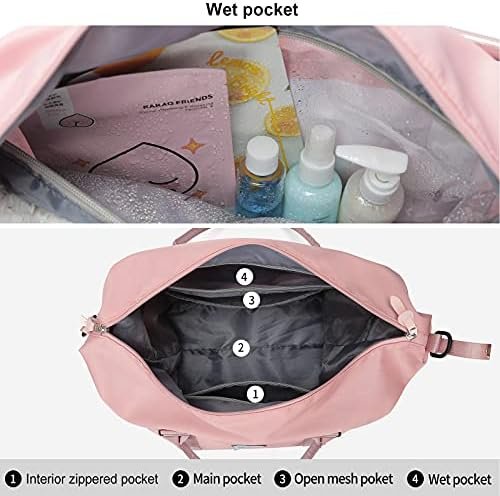 Versatile Women's Travel Duffel & Gym Tote Bag
