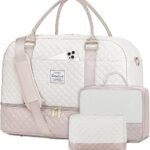 Versatile Women's Travel Duffle Bag with Shoe & Wet Pocket