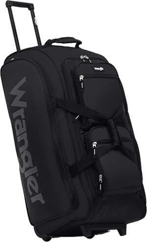 Wrangler 30" Wesley Rolling Duffel Bag: Stylish & Durable