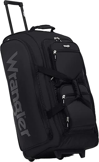 Wrangler 30" Wesley Rolling Duffel Bag: Stylish & Durable